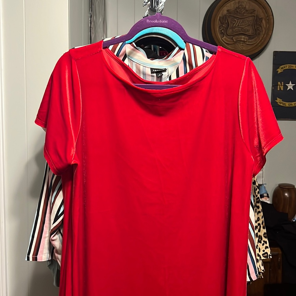 Red velour Dress